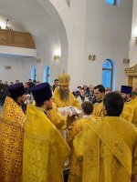 16 декабря 2023 года состоялась Архиерейская Литургия, которую возглавил епископ Павлово-Посадский Силуан.