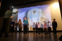 Праздник Вербного воскресенья и подготовка к пасхальному выступлению детской воскресной школы.