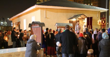 Праздник Светлой Пасхи в храме Преображения Господня в Коммунарке (1 мая 2016)