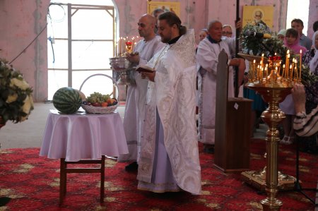 Престольный праздник в храме Преображения Господня в Коммунарке (19 августа 2017)