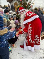 Новогодняя елка с участием Деда Мороза и Снегурочки (27 декабря 2020 года)