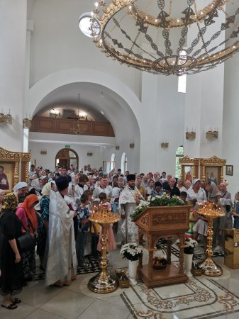 Престольный праздник в храме Преображения Господня в Коммунарке (19 августа 2022)